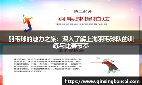 羽毛球的魅力之旅：深入了解上海羽毛球队的训练与比赛节奏